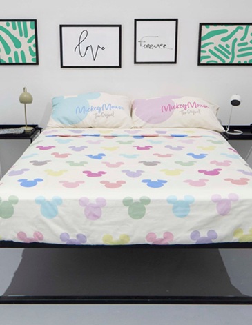 Sábanas Queen Mickey Faces PIÑATA