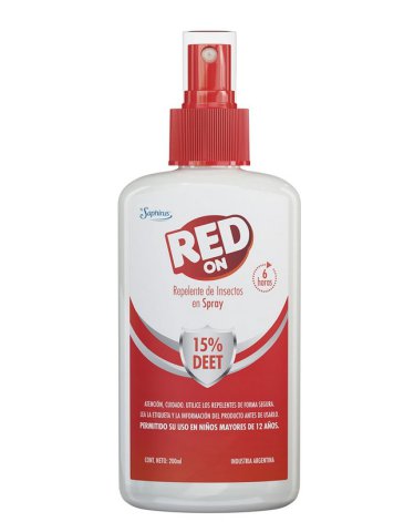 Repelente Spray 200ml - RED ON 15% - SAPHIRUS