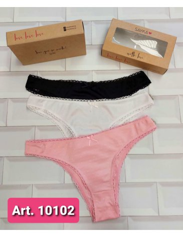 Vedetina microfibra plumeti Pack x3 SAYKA