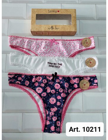 Vedetina alg y lycra Pack x3 SAYKA