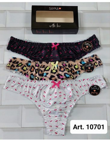 Colaless microfibra Pack x3 SAYKA