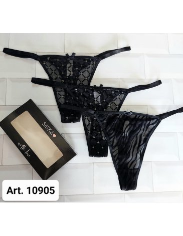 Colaless Tull c/bretel regulable pack x 3 SAYKA