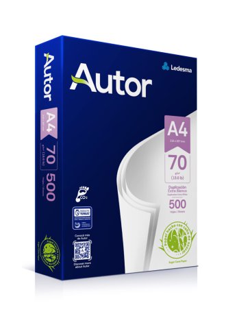 Resma A4 Ledesma Autor 70 Gramos 500 Hojas LEDESMA