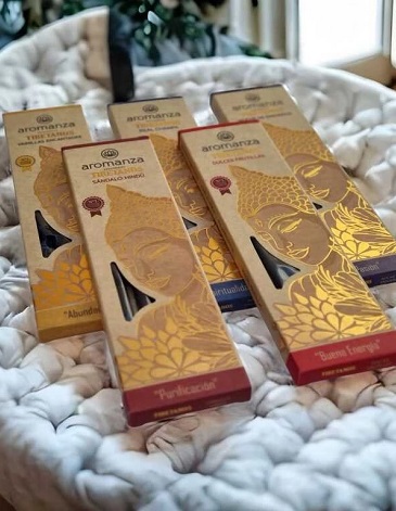 Saumerios tibetanos x8 unid - AROMANZA