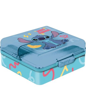 Sandwichera Multiple Cuadrada Lilo & Stitch Wabro
