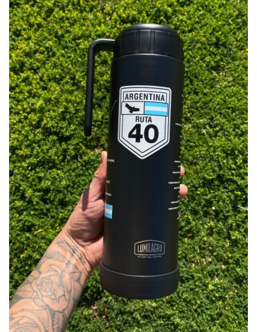 Termo Acero Pampa RUTA 40 1000ML - LUMILAGRO