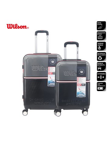 Set Valijas  20'' 24''  de ABS WILSON