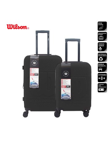 Set Valijas ABS 20'' 24'' Pulgadas WILSON