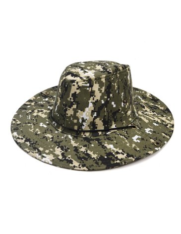 Sombrero Camping Camuflado C/sujetador - WANDERLUST