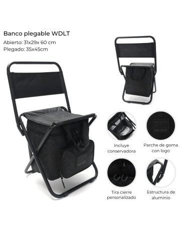 Banco plegable con conservadora incorporada WANDERLUST
